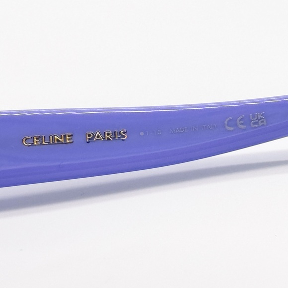 NEW CELINE CL40245U 78A PURPLE GREY SQUARE WOMEN SUNGLASSES CELINE - Picture 10 of 11